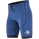 SCUBAPRO Men's Everflex 1.5 Shorts, Aegean, Small