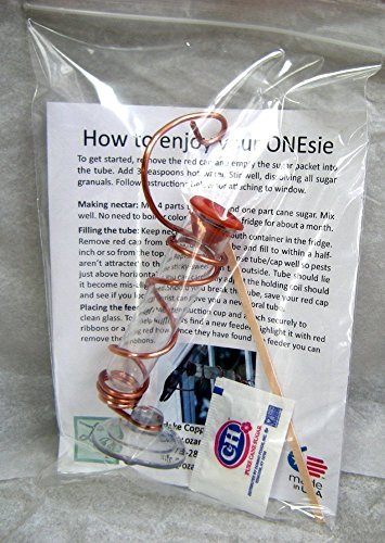 My Hummingbird ONEsie Complete Window Feeder Kit - Thumbnail 4