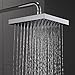 Delta Faucet Single-Spray Touch-Clean Rain Shower Head, Chrome 52841