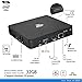 Fanless Mini PC,Intel Atom x5-Z8350 HD Graphics, Mini Computer Windows 10 pro(64bit),DDR3 2GB 32GB eMMC 1000M LAN/2.4G+5G WiFi/BT4.2 HDMI/VGA Dual Output