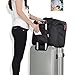 Foldable Travel Tote Bag Waterproof High Capacity Portable Storage Luggage Bag (Green Leaves)