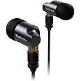 Technics Premium in- Ear Monitors IEM, High-Fidelity Wired in-Ear Earbuds Earphones with Innovative 10mm Driver for Ultra-Low Distortion - EAH-TZ700, Black/Gold