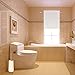 Neady Toilet Brush and Holder Modern Design Longer Brush and Heavy Enough for Bathroom Toilet