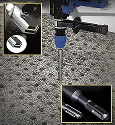 SDS Plus Hammer Drill Bit 3Pcs 9/16 in. x 8