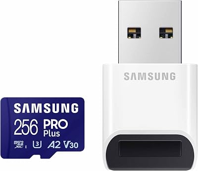 Samsung PRO Plus 256GB microSDXC Card + Reader 180MB/s UHD V30 A2 for Android