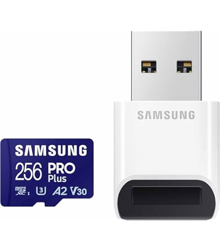 Amazon.com: Samsung PRO Ultimate microSD Memory Card+Reader, 256GB
