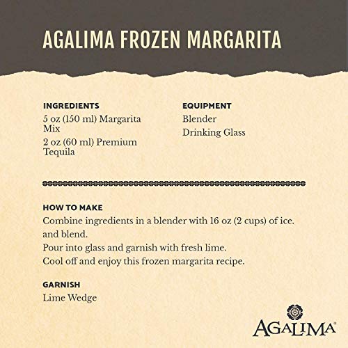Agalima Organic Authenic Margarita Drink Mix, All Natural, 1 Liter (18