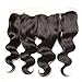 ALI JULIA Pre Plucked Body Wave Lace Frontal Closure 13x4 Ear to Ear Free Part Natural Color (Lace frontal 16