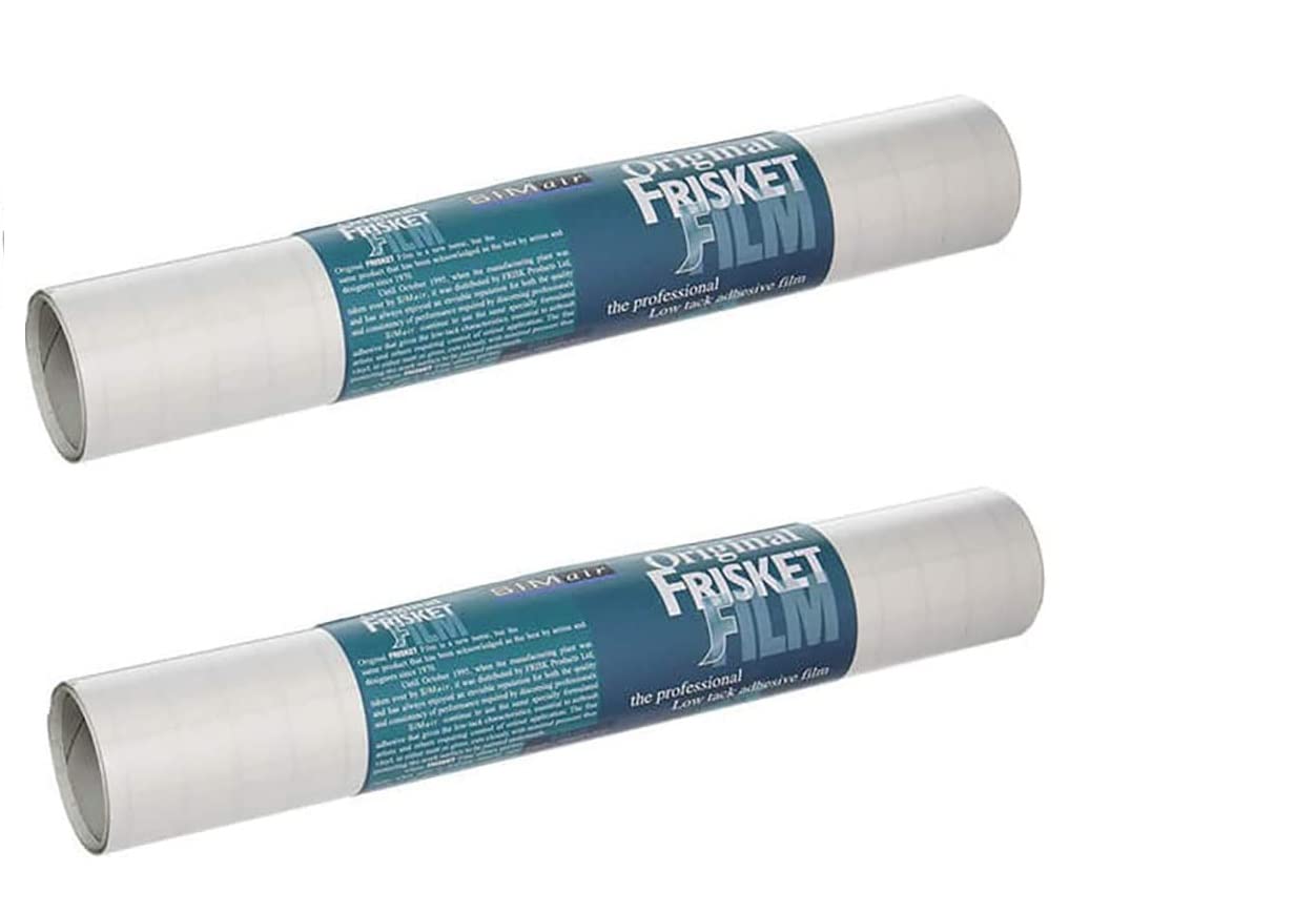 SIMair 2 Rolls 10" x 12" Frisket Film for Low Tac Masking