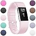 RedTaro Replacement Bands Compatible with Fitbit Charge 2, Classic & Special Edition Adjustable Sport Wristbands for Fitbit Charge 2 Women Men Large Small Pink