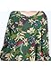 Minibee Women's Long Sleeve Dress Fashion Random Print Loose Tunics Tops with Pockets Style 8 Green