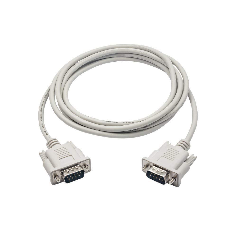 AKYGA AK-CO-03 RS-232 Cable DB9 D-Sub 9-Pin Adapter Male to Male 2 m
