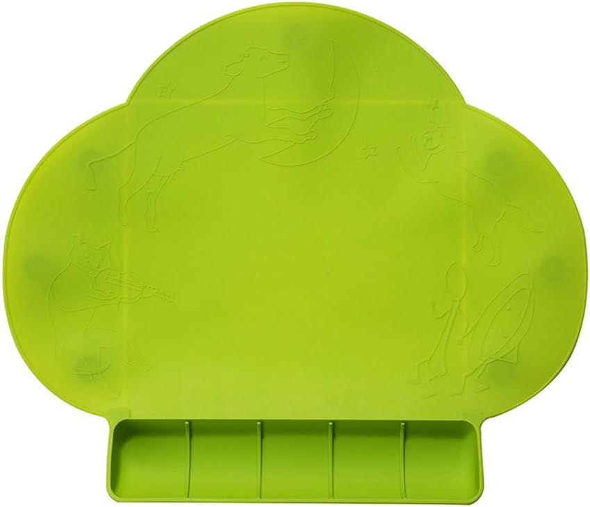 Baby Placemat, Portable Silicone Placemat for Toddlers, Waterproof Baby Placemat Travel Food Mat Non-Slip Silicone Placemat Reusable Easy Clean for Babies