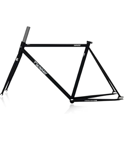 Amazon.com : POLSO FM007 INTRO7 Fixed Gear Bicycle Frame CR-MO