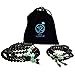Mala Beads Gemstone Obsidian Amazonite Healing Bracelet Necklace for Meditation