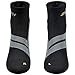 ZaTech Plantar Fasciitis Sock, Compression Socks (Black/Gray, X-Large)