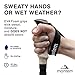 Montem Ultra Strong Trekking, Walking, and Hiking Poles - One Pair (2 Poles) - Collapsible, Lightweight, Quick Locking, Weather-Resistant and Ultra Durable (Yellow (EVA Foam Grip))