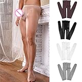 Aranher(TM) New Men's Tight Pantyhose Stretch Sleeve Sheath Stocking Front Open Underwear(Ranodm oclor)