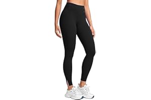 Fleece Lined Leggings Women - Casual High Waisted Workout Yoga Pants Winter Warm Thermal Tights