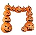 Bigjoys 8 Ft Halloween Inflatable Pumpkin Arch Archway Gate Decoration Inflatables for Indoor Outdoor Home Yard Party