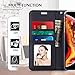 WWW iPhone XR Wallet Case, [Luxurious Romantic Carved Flower] Leather Wallet Case [Inside Makeup Mirror] [Kickstand Feature] Apple iPhone XR Case (2018) Black