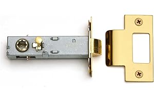 Renovators Supply Manufacturing Door Latch Reversible Door Knob Latch Lock with Privacy Pin and Brass Mounting Hardware