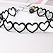Choker Necklaces Women's Ladies Velvet Choker Necklaces Gothic Stretch Choker Pendant Necklace