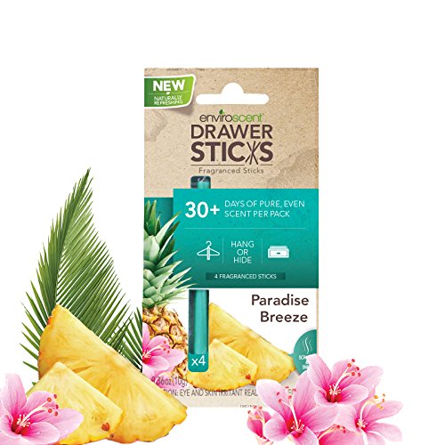 Enviroscent DrawerSticks Aroma Diffusers, Paradise Breeze Fragrance