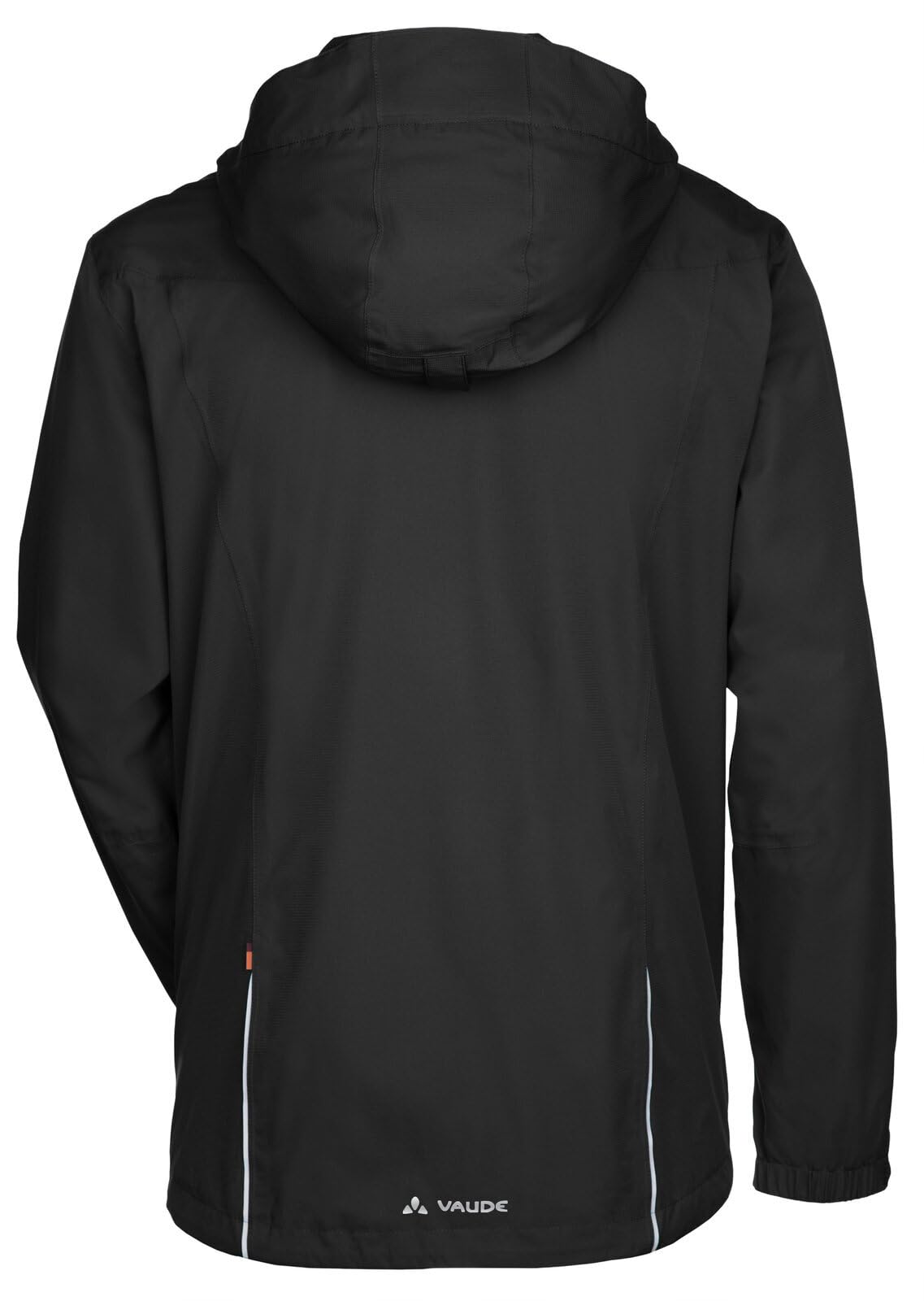 VAUDE Escape Bike Light Regenjacke Herren – Fahrradjacke wasserdicht atmungsaktiv winddicht, 2-Lagen mit verstaubarer Kapuze, black,L 4