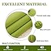 NICETOWN Bedroom Curtains Blackout Draperies - Decoration Thermal Insulated Solid Grommet Top Blackout Panels/Drapes for Kid's Room (1 Pair, 52 x 63 inches in Fresh Green)