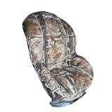 Toddler Car Seat Cover, Slip Cover- Camo & Light Blue Piping!