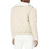 [BLANKNYC] womens Quilted Jacket With Sherpa