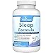Natrogix 5-HTP & Melatonin & Valerian Sleep Formula - Powerful Blend Ingredients Aid Sleep, Promote Natural Sleep Cycle, Wake Up Refreshed, Support Immune Function, Made in USA (60 Capsules).