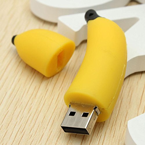 Voberry 32GB/16GB/8GB/4GB/2GB/1GB USB Memory Stick Flash Pen Drive Cartoon fruit (16GB, banana) - Thumbnail 4