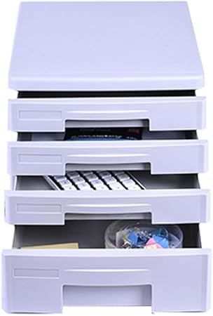 Desktop File Cabinet Mini Desk File Organizer Cabinet Organizer 4 Drawer Home Office Filing Cabinet With Side Holder For Documents Papers Files Pens Mails Scissor White Amazon Co Uk Kitchen Home