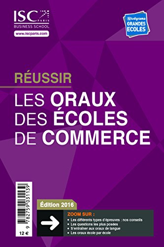 les  oraux des écoles de commerce