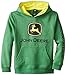 John Deere Big Boys' Trademark Fleece Green Hoodie
