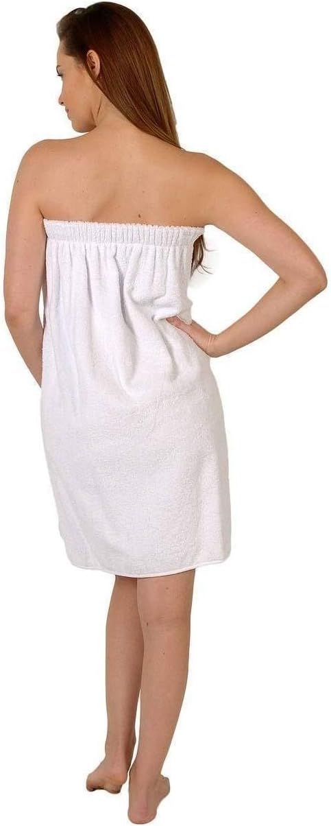 Sensei 02311004 Luxury Parure Eponge Pareo Blanc Taille Unique