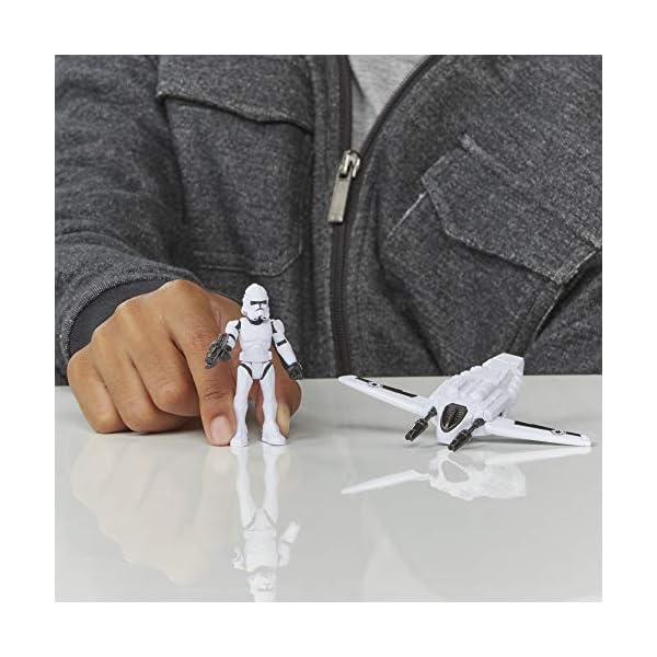 Star Wars Mission Fleet Gear Class Clone Trooper Arena Rescue 2.5-Inch-Scale Figure and Vehicle, Toys for Kids Ages 4…