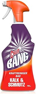 CILLIT BANG Kraftreiniger Bad Kalk & Schmutz – Spray für strahlend saubere Oberflächen – 1 x 750 ml