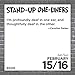 Stand-Up One-liners 2020 Day-to-Day Calendar: Today's Top Comedians Share Their Best One-liners