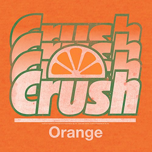 Tee Luv Orange Crush Logo TShirt Vintage Crush Soda Gradient Graphic