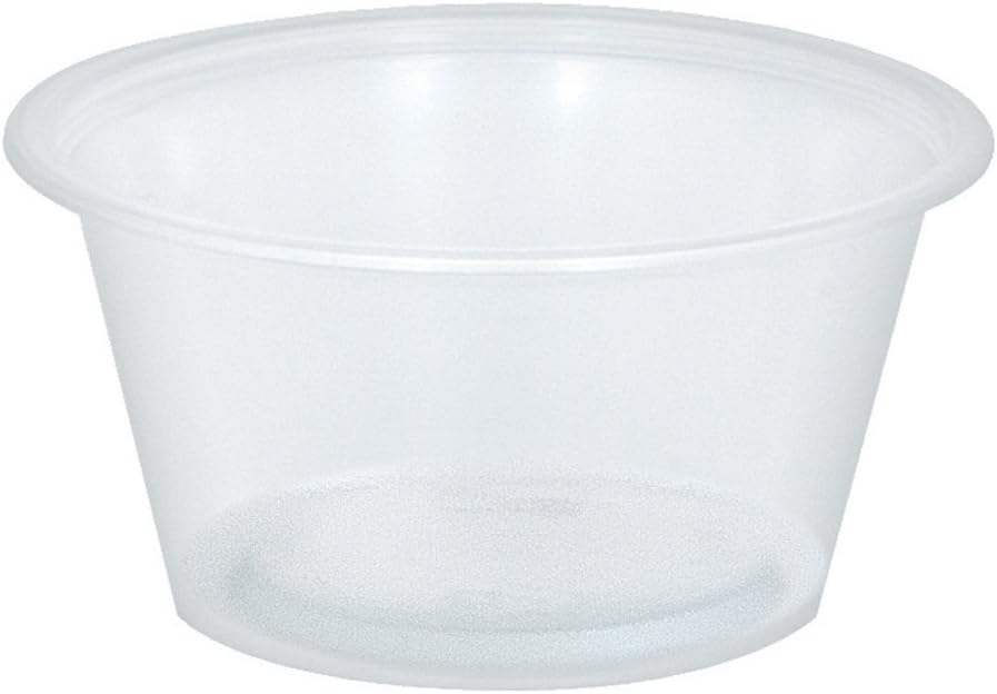 Clear Plastic Condiment Cups, 25ct Kitchen & Dining