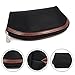 SPSHENG Makeup Bag,Cosmetic Bag Set of 3,Nylon Travel Toiletry Bag Accessories Organizer Black