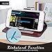 FYY for iPhone 8 Plus Case/iPhone 7 Plus Case, PU Leather Flip Wallet Phone Case with Card Holder Wrist Strap Kickstand Protective Cover for iPhone 7 Plus/8 Plus 5.5