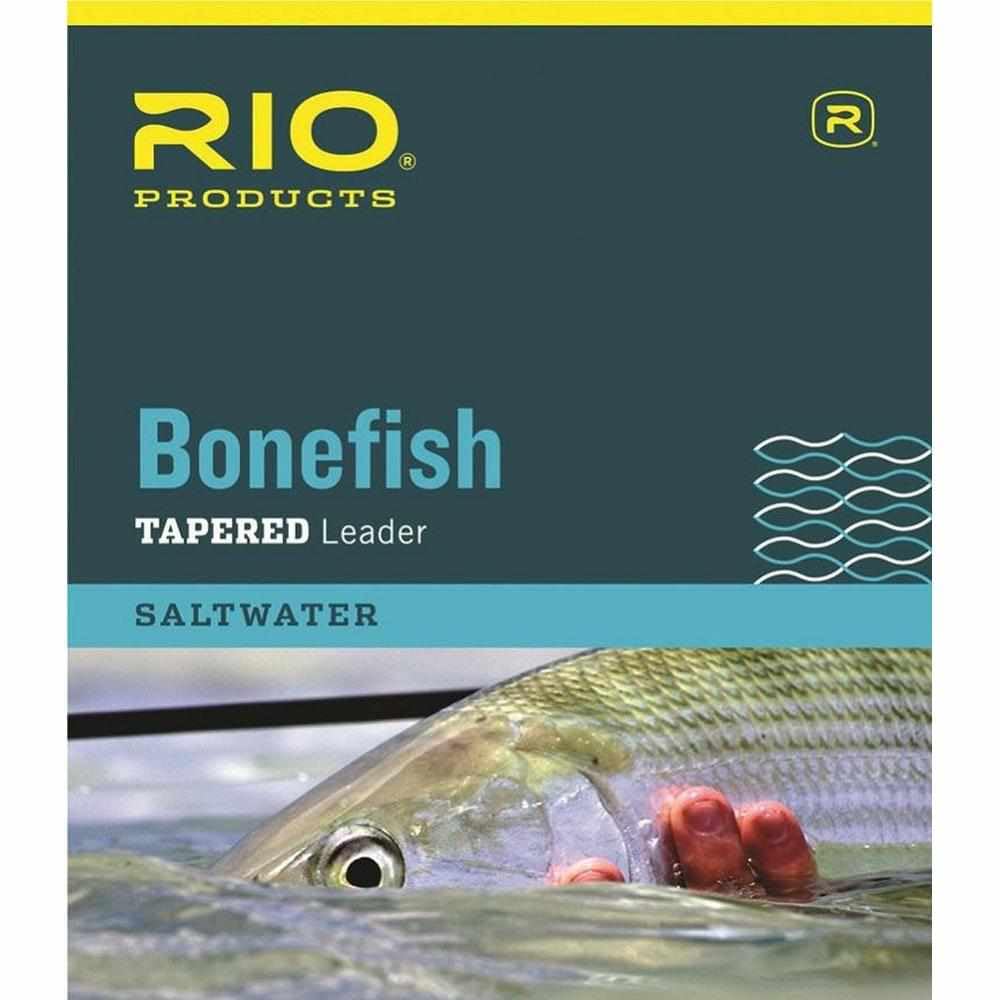RIO Products Leaders Bonefish Knotless Leader 10' 12Lb 6kg 3PAK, Clear