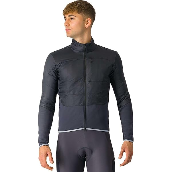 Amazon.com: CASTELLI, Fly Direct Jacket - Men's, Light Black/Dark