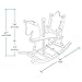 Wildkin Kids Carousel Wooden Rocking Horse Chair for Boys and Girls, Perfect for Toddlers and Little Kids, Features Padded Backrest, Rocker Measures 35 x 15 x 27 Inches, Assembly Required