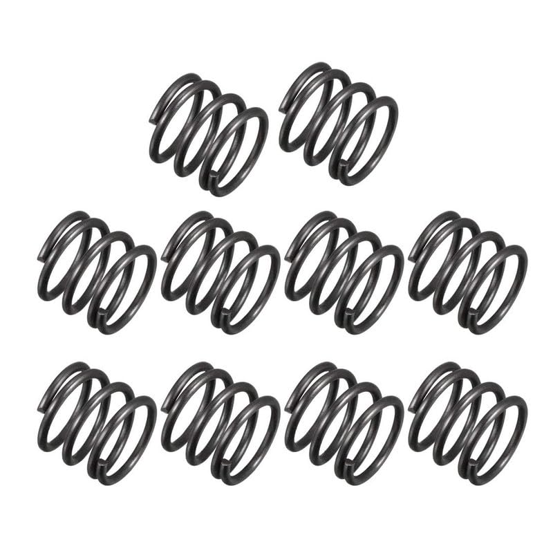 MACHSWON Compression Spring for Electronics Home Appliances Furniture Machinery Extened Springs Compressed Springs 1.2mm Wire Dia , 12mm OD , 10mm Free Length 10pcs