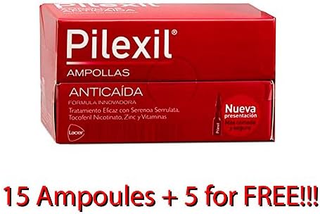 PILEXIL 20 AMPOULES AMPOLLAS HAIR LOSS ANTIQUEDA ANTI CAIDA Hair Regrowth Treatments